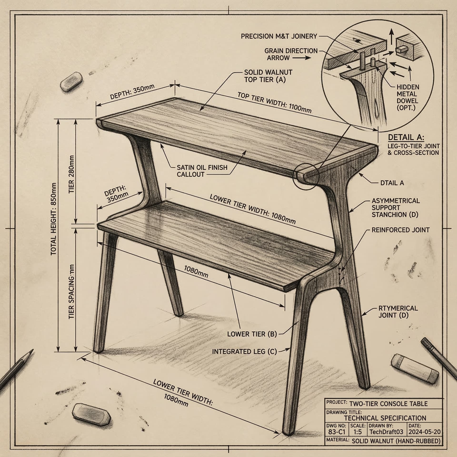 Product blueprint diagram