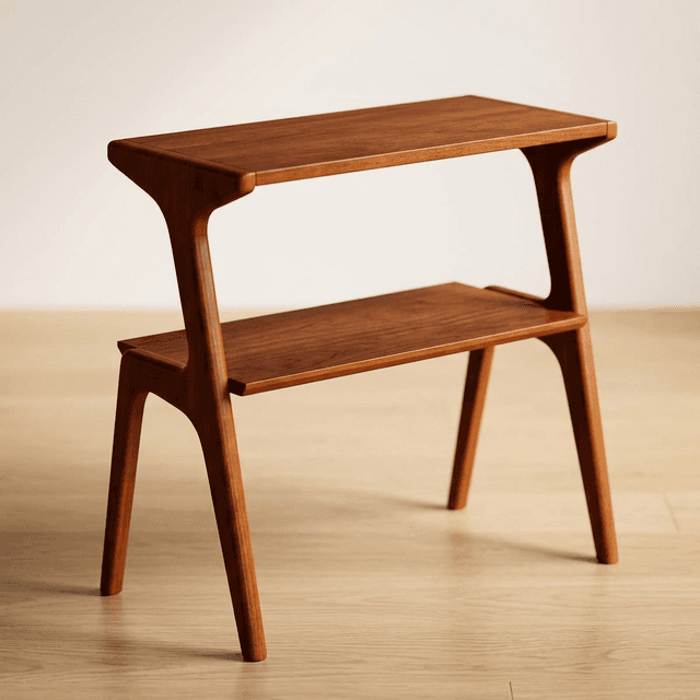 The Tapered Side Table back view