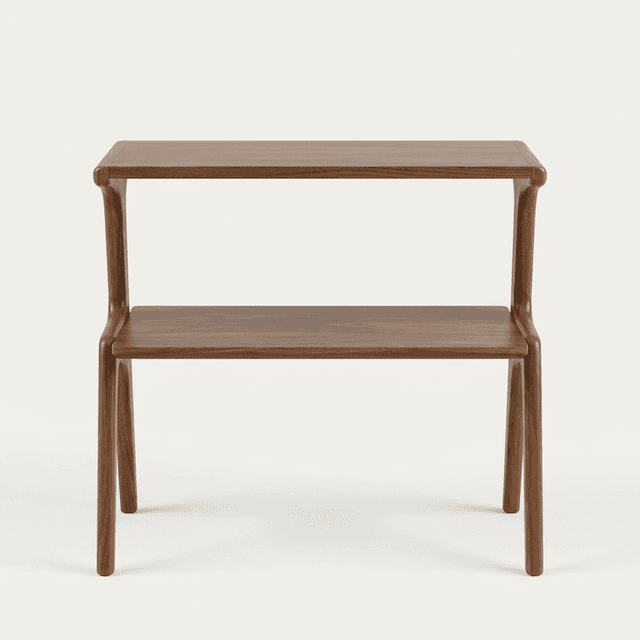 The Tapered Side Table front view