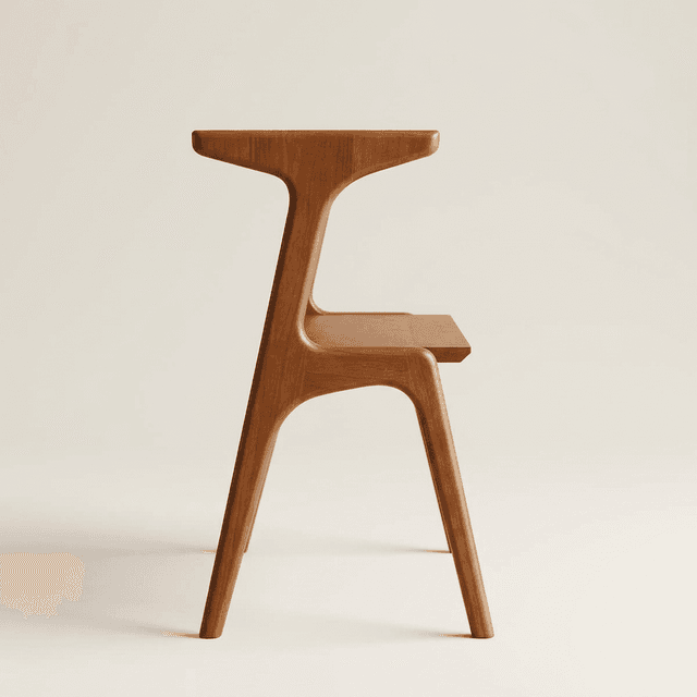 The Tapered Side Table side profile