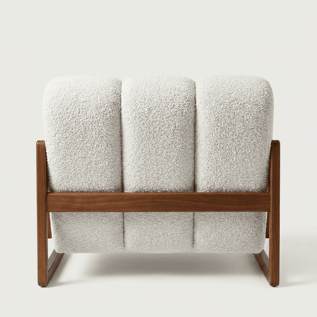 The Boucle Chair back