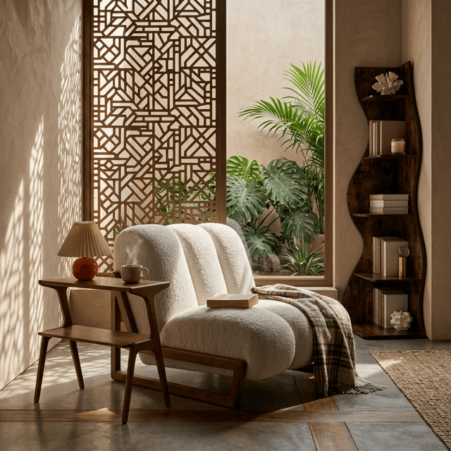 The Warm Reading Nook perspective