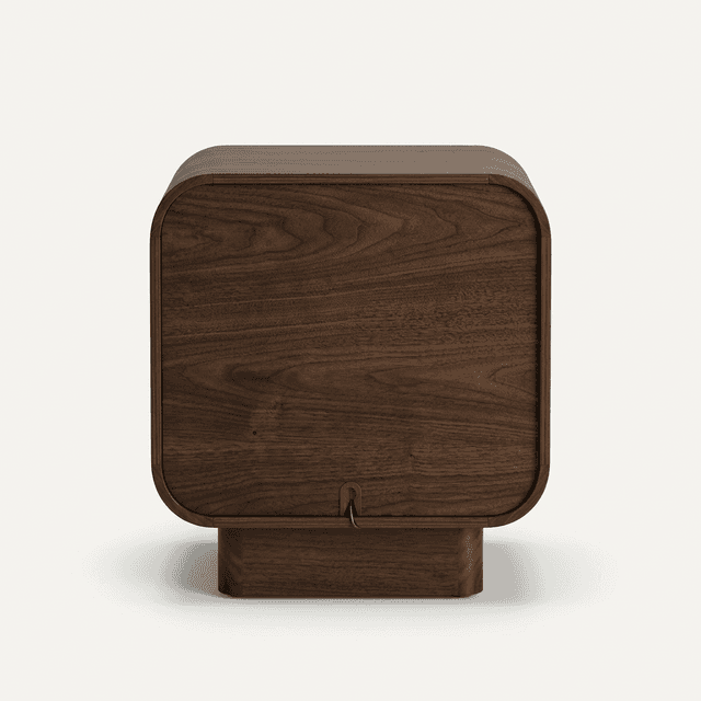 The Wood Nightstand back