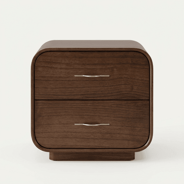 The Wood Nightstand front
