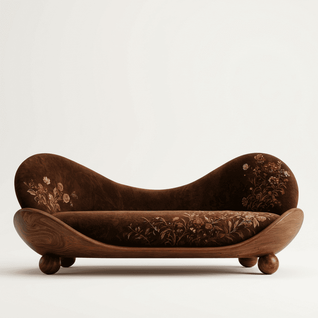 The Floral Chaise front