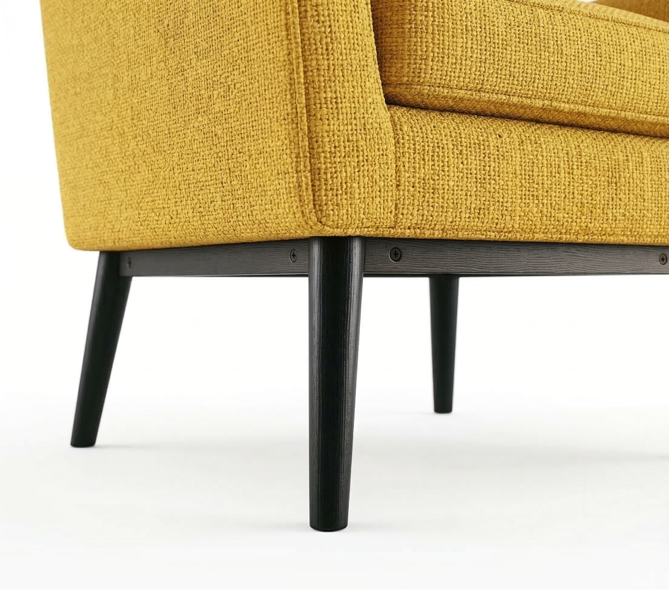 The Sola Chair Yellow Ochre legs